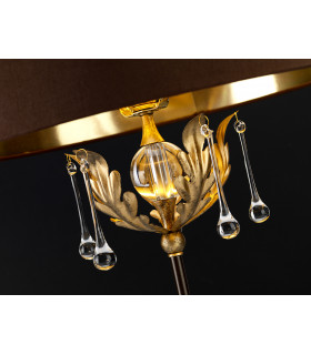 Amarilli 1 Light Table Lamp Gold Bronze E27-2