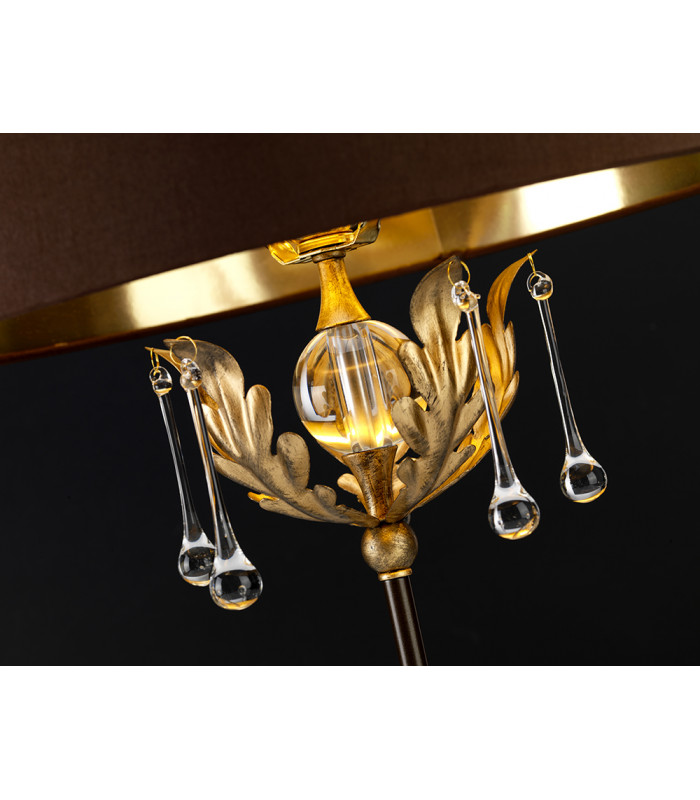 Amarilli 1 Light Table Lamp Gold Bronze E27-2