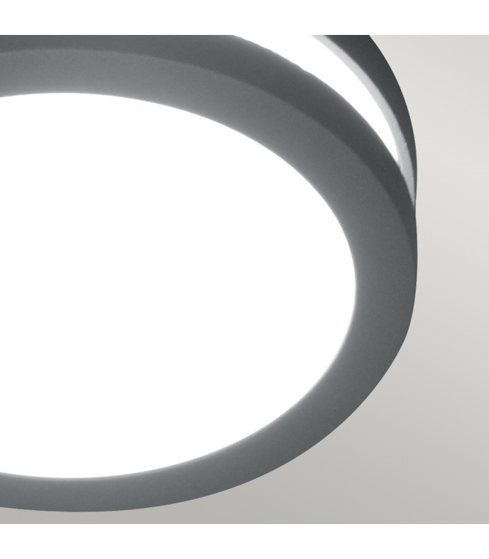 Ano 1 Light Outdoor Wall / Ceiling Lantern Light Graphite IP54-4