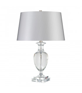 Antonia 1 Light Table Lamp Clear E27