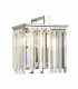 Aries 1 Light Polished Nickel Crystal Wall Light-1
