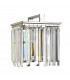 Aries 1 Light Polished Nickel Crystal Wall Light-2