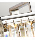 Aries 1 Light Polished Nickel Crystal Wall Light-3