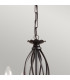 Artisan Chandelier 3 Light Black Finish E14-2