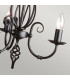 Artisan Chandelier 3 Light Black Finish E14-4