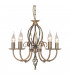 Artisan 5 Light Chandelier Aged Brass Finish E14-1