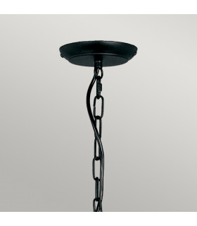 Artisan 5 Light Chandelier Black Finish E14-2