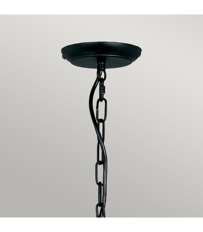 Artisan 5 Light Chandelier Black Finish E14-2