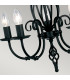 Artisan 5 Light Chandelier Black Finish E14-4
