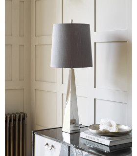 Ascent 1 Light Table Lamp Polished Nickel E27-2