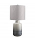 Bacari 1 Light Small Table Lamp Grey Blue E27