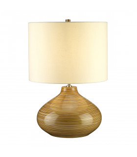 Bailey 1 Light Table Lamp Wood Effect E27-1
