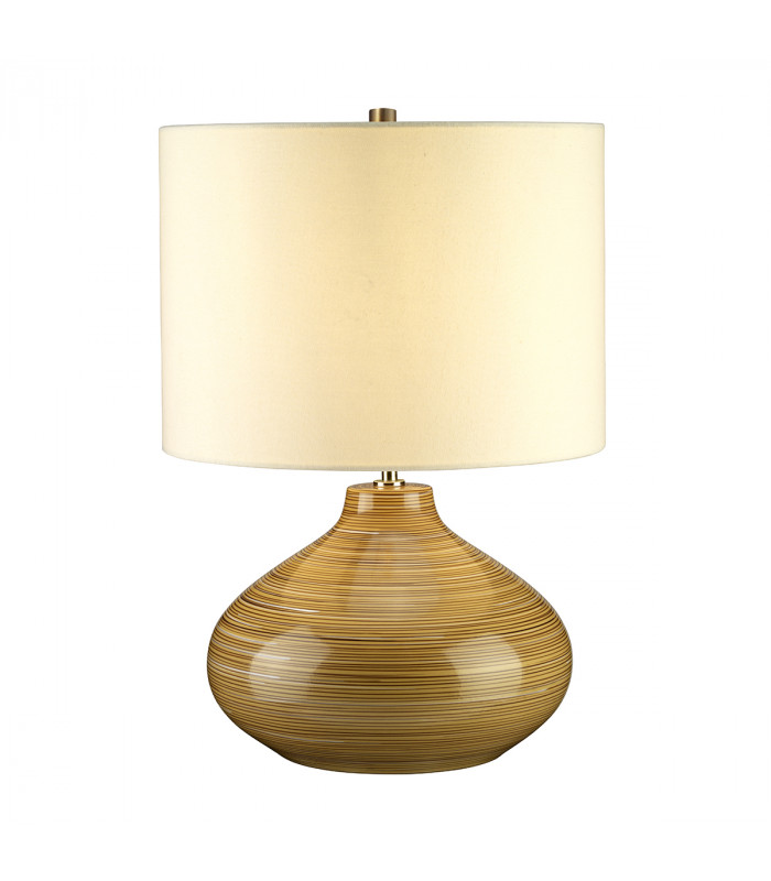 Bailey 1 Light Table Lamp Wood Effect E27-1