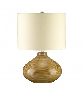 Bailey 1 Light Table Lamp Wood Effect E27-2