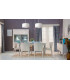 Balance 1 Light Round Ceiling Pendant White Nickel E27-2