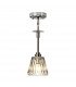 Agatha 1 Light Ceiling Pendant Light Brushed Nickel IP44 G9