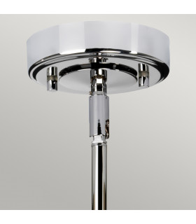 Agatha 1 Light Ceiling Pendant Light Polished Chrome IP44 G9-2