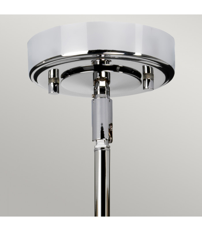 Agatha 1 Light Ceiling Pendant Light Polished Chrome IP44 G9-2