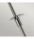 Agatha 1 Light Ceiling Pendant Light Polished Chrome IP44 G9-4