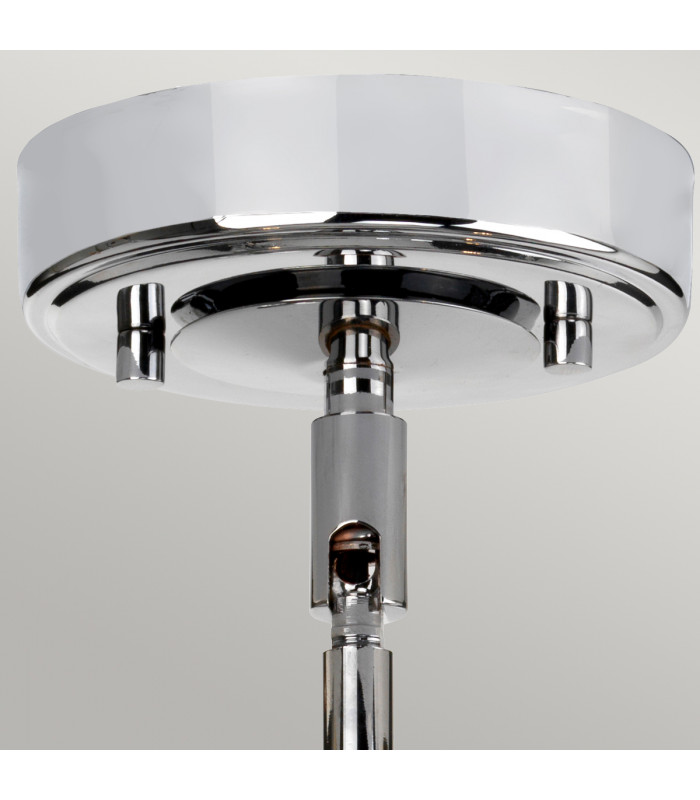 Agatha 3 Light Multi Arm Ceiling Pendant Light Polished Chrome IP44 G9-2