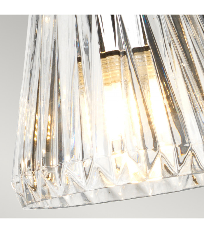 Agatha 3 Light Multi Arm Ceiling Pendant Light Polished Chrome IP44 G9-4