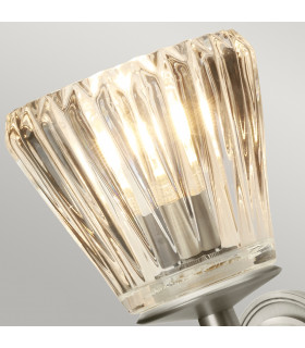 Agatha 2 Light Indoor Wall Light Brushed Nickel G9-2