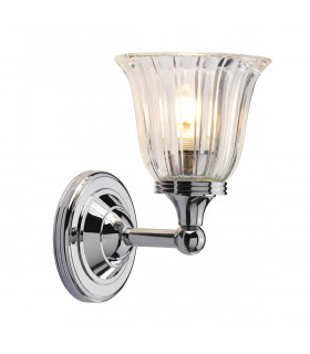 Austen 1 Light Bathroom Wall Light Polished Chrome IP44 G9-1