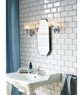 Austen 1 Light Bathroom Wall Light Polished Chrome IP44 G9-2