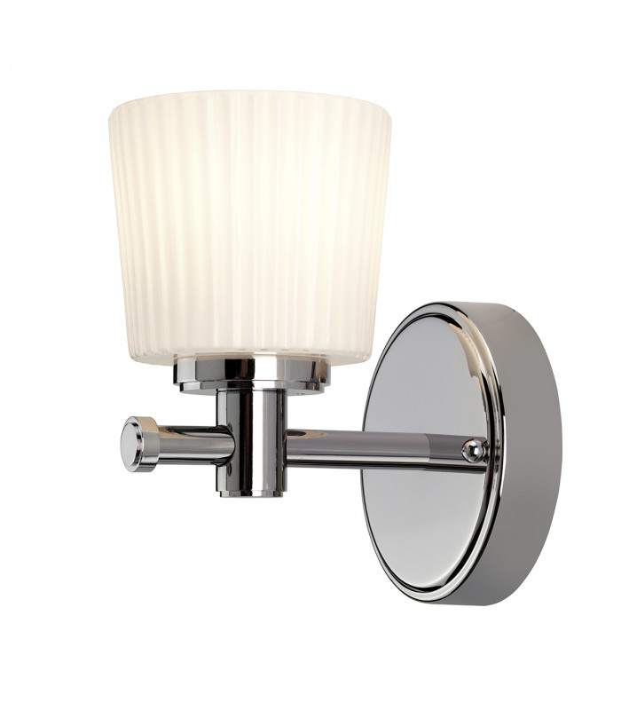 Binstead 1 Light Bathroom Wall Light Polished Chrome IP44 G9