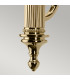 Carroll 1 Light Bathroom Wall Light Polished Brass IP44 G9-3