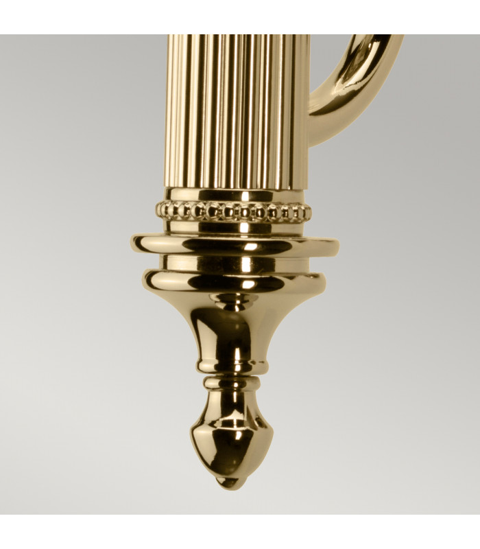 Carroll 1 Light Bathroom Wall Light Polished Brass IP44 G9-3