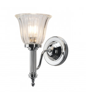 Carroll 1 Light Bathroom Wall Light Polished Chrome IP44 G9-1