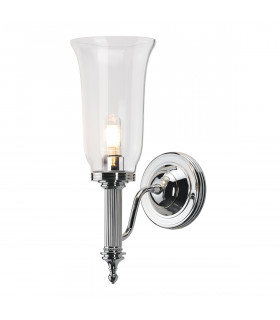 Carroll 1 Light Bathroom Wall Light Polished Chrome IP44 G9-1