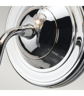Carroll 1 Light Bathroom Wall Light Polished Chrome IP44 G9-2