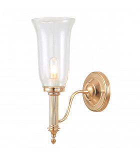 Carroll Classic 1 Light Wall Light Rose Gold IP44-1