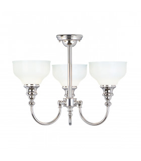 Cheadle 3 Light Bathroom Chandelier Pendant Light Polished Chrome IP44 G9-1