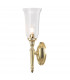 Dryden 1 Light Bathroom Wall Light Polished Brass IP44 G9-1