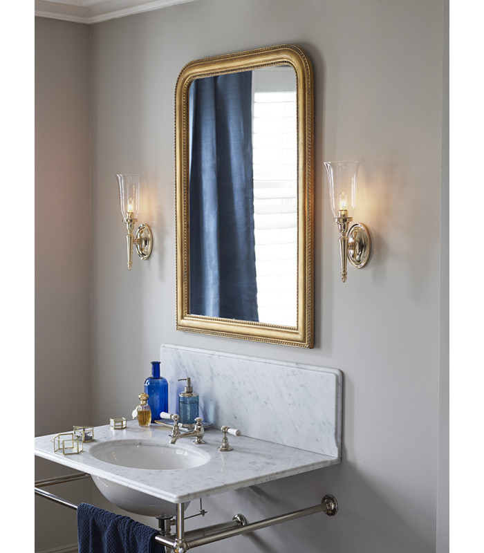 Dryden 1 Light Bathroom Wall Light Polished Brass IP44 G9-2