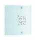 Indoor Flush Wall 2 Light Crystal with Crystals, E27 - 1