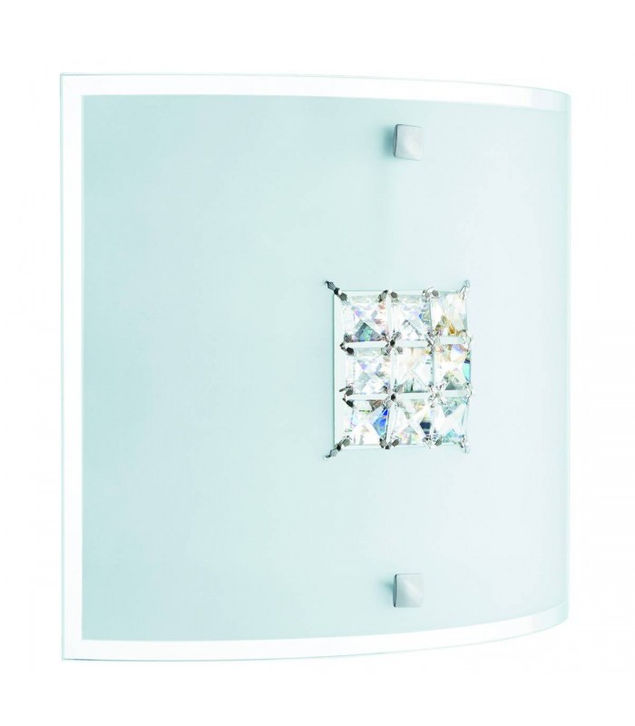 Indoor Flush Wall 2 Light Crystal with Crystals, E27 - 1