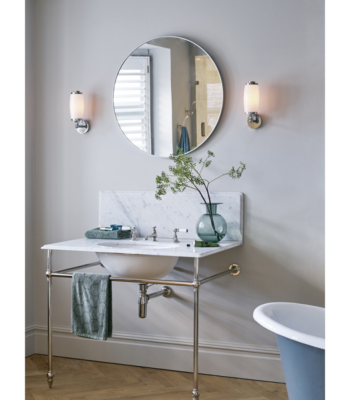 Eliot 1 Light Bathroom Wall Light Polished Chrome IP44 G9-3