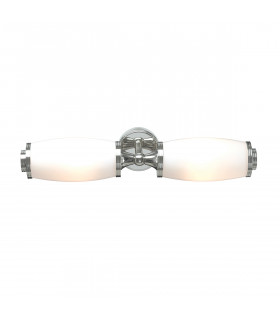 Eliot 2 Light Bathroom Twin Wall Light Polished Chrome IP44 G9-1