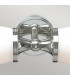 Eliot 2 Light Bathroom Twin Wall Light Polished Chrome IP44 G9-2