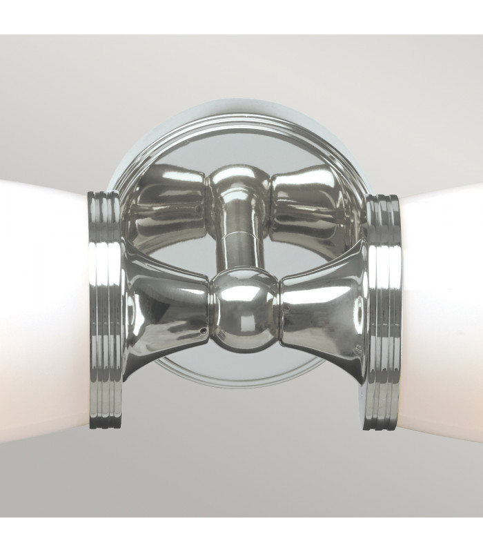 Eliot 2 Light Bathroom Twin Wall Light Polished Chrome IP44 G9-2