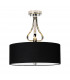 Falmouth 3 Light Semi Flush Bathroom Ceiling Light Polished Chrome IP44 G9-1
