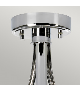 Falmouth 3 Light Semi Flush Bathroom Ceiling Light Polished Chrome IP44 G9-2