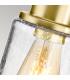 Morvah 1 Light Outdoor Wall Light Brushed Brass IP44 E27-5