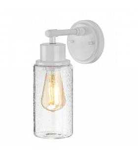 Morvah 1 Light Outdoor Wall Light White IP44 E27-1