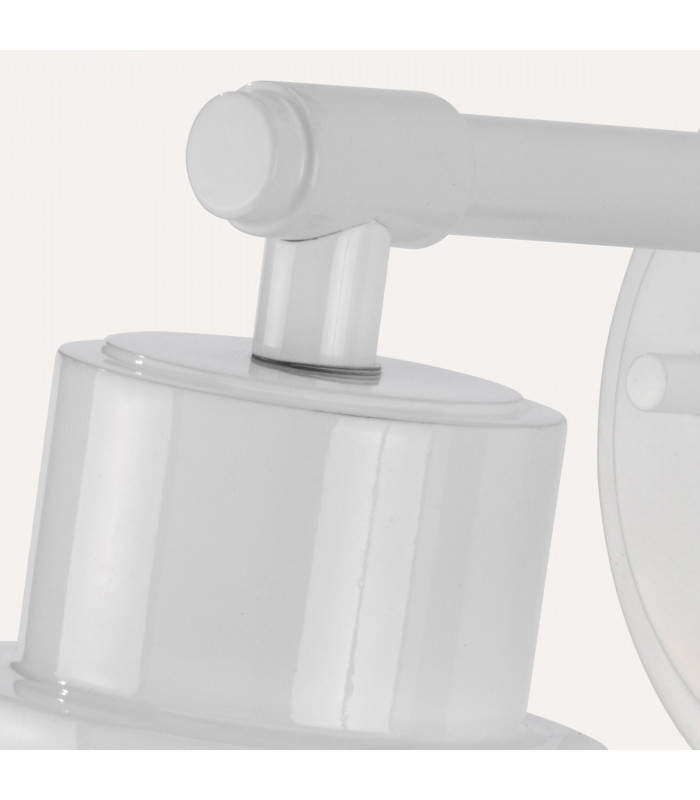 Morvah 1 Light Outdoor Wall Light White IP44 E27-3