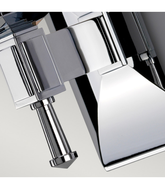 Shirebrook 1 Light Bathroom Wall Light Chrome IP44 G9-3